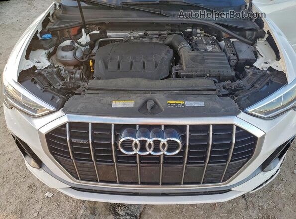 WA1DECF38P1023045 2023 AUDI Q3 White Շարժիչի բաժամունքի տեսք