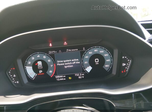 WA1DECF38R1052175 2024 AUDI Q3 White Вид задніх сидінь