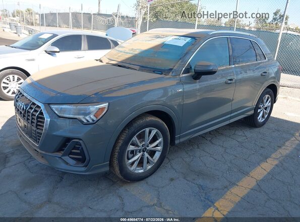 WA1DECF38S1094464 2025 AUDI Q3 Gray Առջևի ձախ երեք քառորդ տեսարան