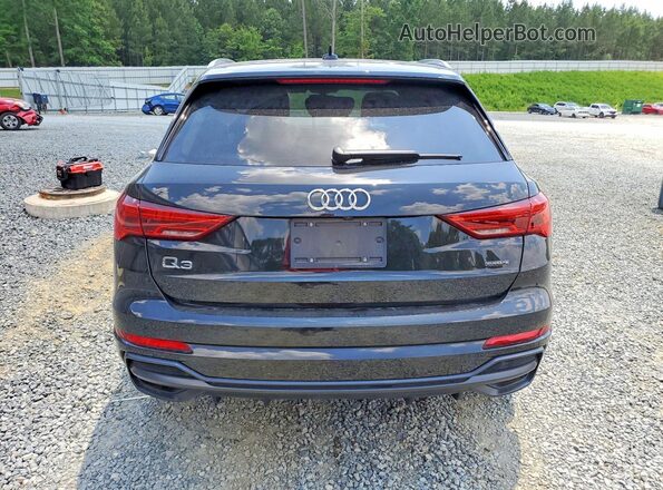 WA1DECF39N1085955 2022 AUDI Q3 Black Widok z tyłu