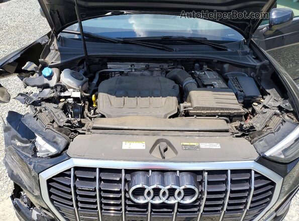 WA1DECF39N1085955 2022 AUDI Q3 Black Widok komory silnika