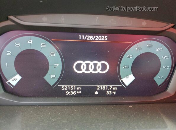 WA1DECF39N1150495 2022 AUDI Q3 Orange Սարքավորումների վահանակի տեսք