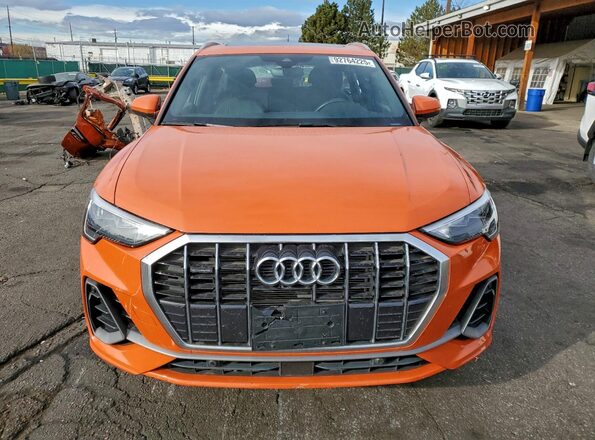 WA1DECF39N1150495 2022 AUDI Q3 Orange Դիմացի տեսք