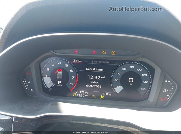 WA1DECF3XM1014777 2021 AUDI Q3 Black Вид задніх сидінь
