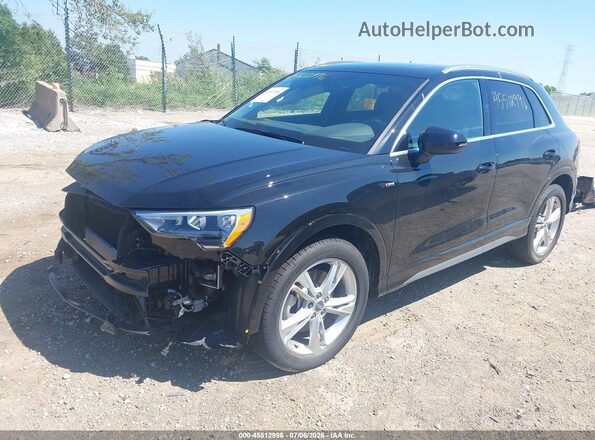 WA1DECF3XM1014777 2021 AUDI Q3 Black Передня ліва чверть