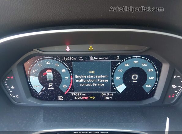 WA1DECF3XS1015506 2025 AUDI Q3 Серый Вид задних сидений