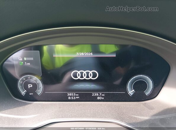 WA1E2AFY1S2020908 2025 AUDI Q5 White Вид задніх сидінь