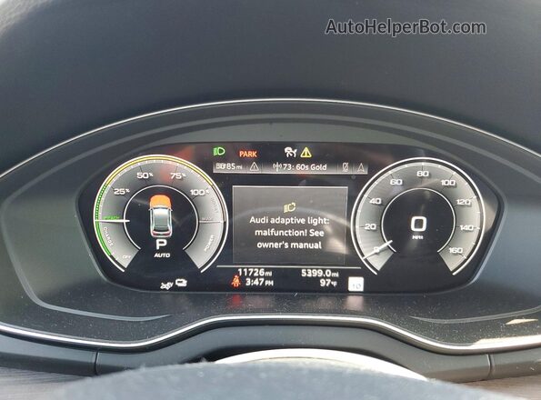 WA1E2AFY5S2010138 2025 AUDI Q5 Gray Սարքավորումների վահանակի տեսք