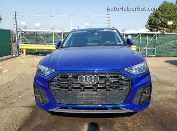 WA1E2AFY8N2088479 2022 AUDI Q5 Blue Вид спереду
