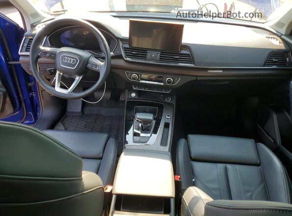 WA1E2AFY8N2088479 2022 AUDI Q5 Blue Вид панелі приладів