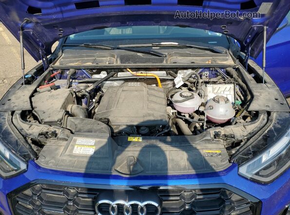 WA1E2AFY8N2088479 2022 AUDI Q5 Blue Вид підкапотного простору