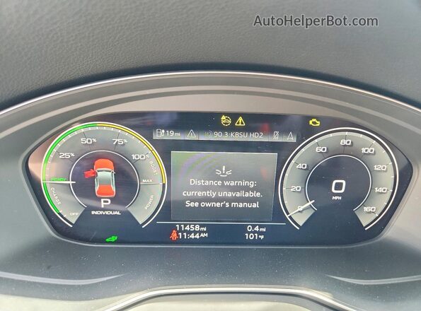 WA1E2AFY8R2017465 2024 AUDI Q5 Blue ხელსაწყოთა პანელის ხედი