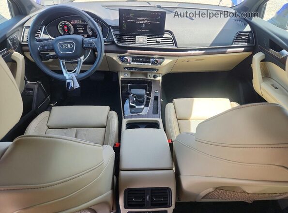 WA1E2AFY8R2017465 2024 AUDI Q5 Blue წინა პანელის ხედი