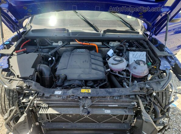 WA1E2AFY8R2017465 2024 AUDI Q5 Blue უკანა სალონის ხედი