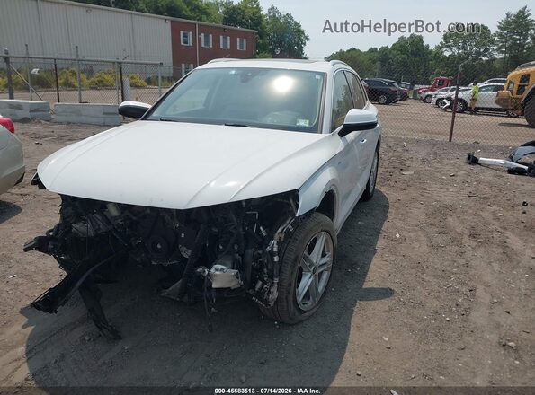 WA1E2AFYXR2016950 2024 AUDI Q5 White წინა მარცხენა ხედი სამი მეოთხედიდან