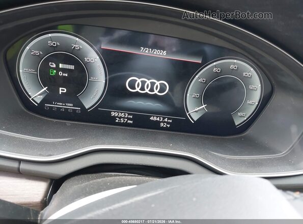 WA1E2BFY9M2108372 2021 AUDI Q5 Gray Vista de los asientos traseros