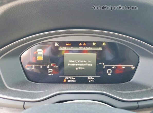 WA1EAAFY3R2064082 2024 AUDI Q5 Белый Вид щитка приборов