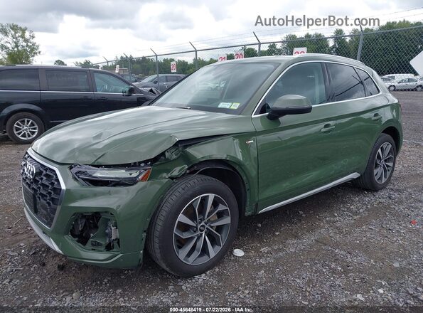 WA1EAAFY4N2014754 2022 AUDI Q5 Зеленый Передняя левая четверть