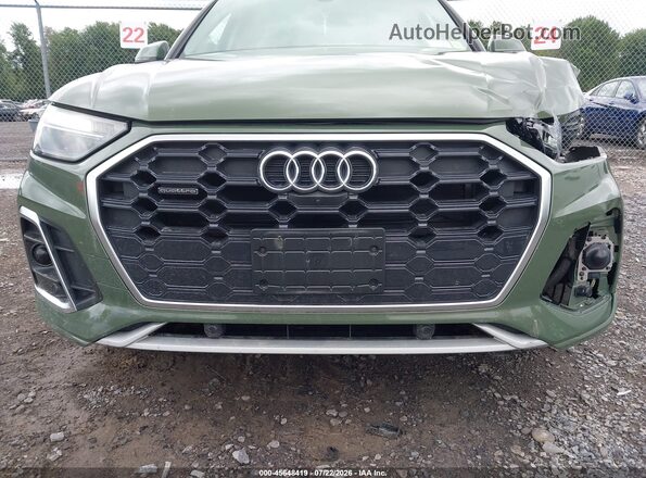 WA1EAAFY4N2014754 2022 AUDI Q5 Зеленый Вид спереди