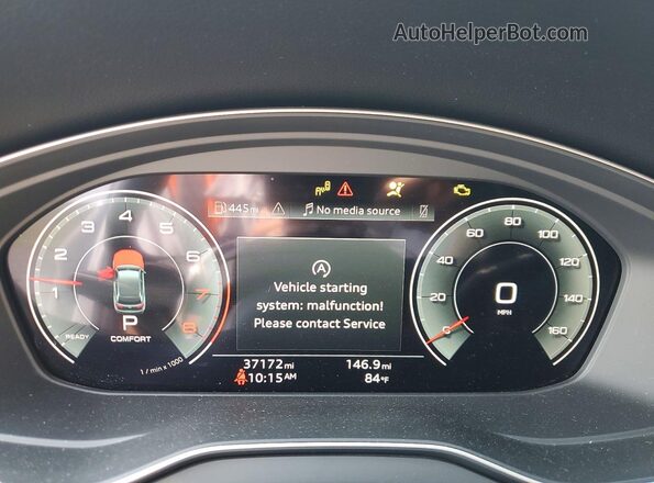 WA1EAAFY4P2034652 2023 AUDI Q5 Белый Вид щитка приборов