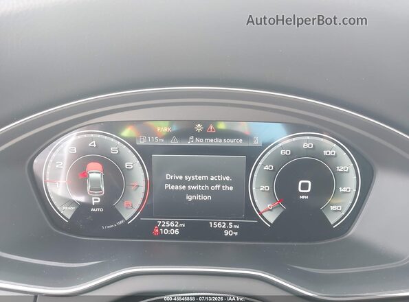 WA1EAAFY5N2072100 2022 AUDI Q5 White უკანა სავარძლების ხედი