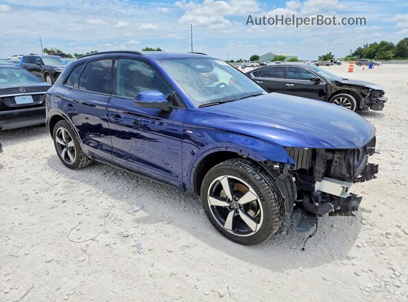 WA1EAAFY5N2077944 2022 AUDI Q5 Blue Przód prawy