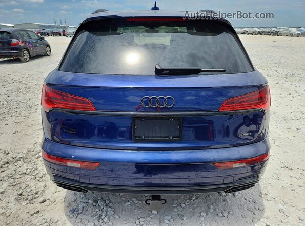 WA1EAAFY5N2077944 2022 AUDI Q5 Blue Widok z tyłu
