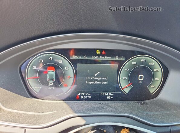 WA1EAAFY5P2061875 2023 AUDI Q5 Серый Вид щитка приборов
