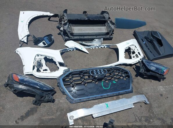 WA1EAAFY9P2053827 2023 AUDI Q5 White Widok zestawu wskaźników