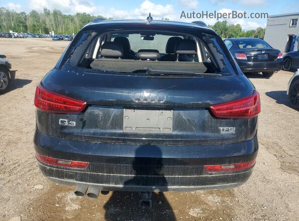 WA1ECCFS2HR004348 2017 AUDI Q3 Black Հետևի տեսք