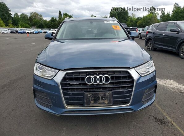WA1ECCFS2HR009534 2017 AUDI Q3 Синий Вид спереди