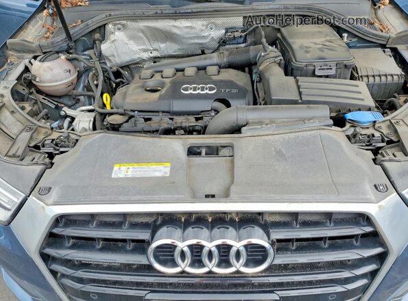 WA1ECCFS2HR009534 2017 AUDI Q3 Синий Вид задней части салона