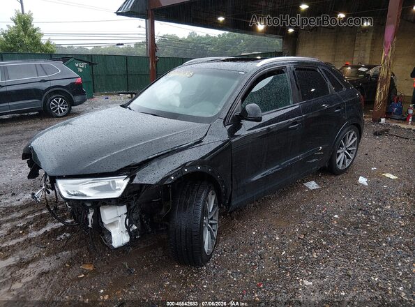 WA1ECCFS2JR004050 2018 AUDI Q3 Черный Передняя левая четверть