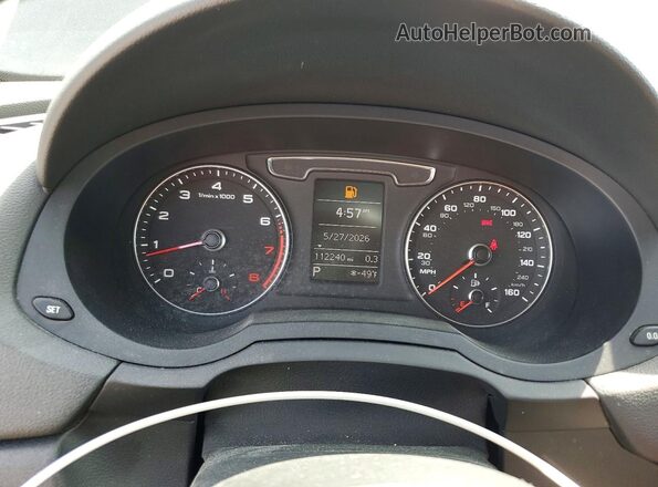 WA1ECCFS7JR018364 2018 AUDI Q3 Black Widok zestawu wskaźników