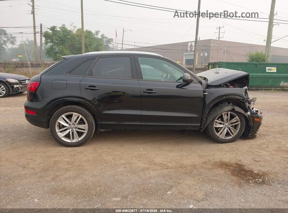 WA1ECCFS8JR007146 2018 AUDI Q3 Black Вид задньої частини салону