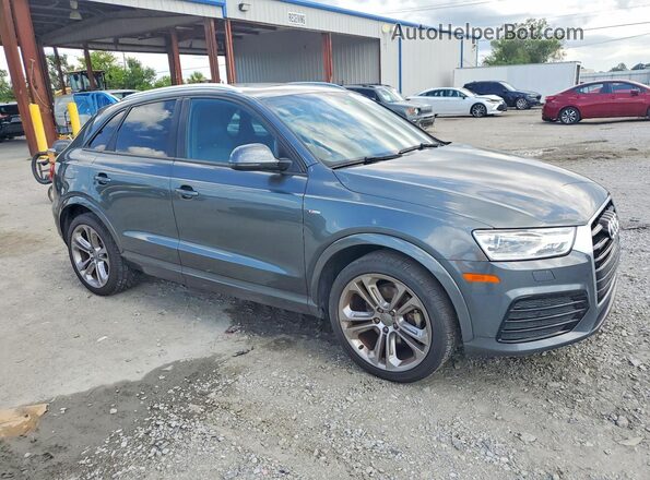 WA1ECCFS9JR018222 2018 AUDI Q3 Серый Передняя правая четверть