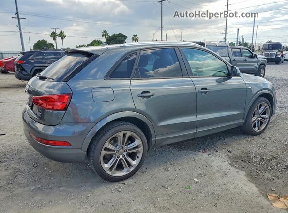WA1ECCFS9JR018222 2018 AUDI Q3 Серый Задняя правая четверть