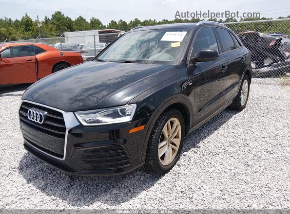 WA1ECCFS9JR023646 2018 AUDI Q3 Black Передня ліва чверть