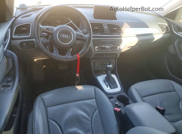 WA1ECCFSXHR015033 2017 AUDI Q3 White წინა პანელის ხედი