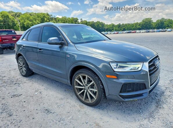 WA1ECCFSXJR028564 2018 AUDI Q3 Gray Առջևի աջ