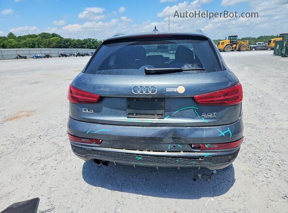 WA1ECCFSXJR028564 2018 AUDI Q3 Gray Հետևի տեսք