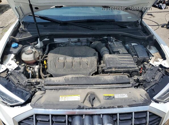 WA1EECF31M1014820 2021 AUDI Q3 White Engine compartment view