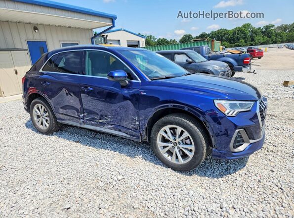 WA1EECF31N1124123 2022 AUDI Q3 Blue Передня права чверть