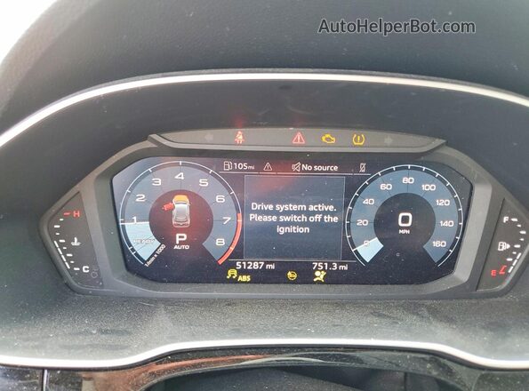 WA1EECF31P1102688 2023 AUDI Q3 White Widok zestawu wskaźników