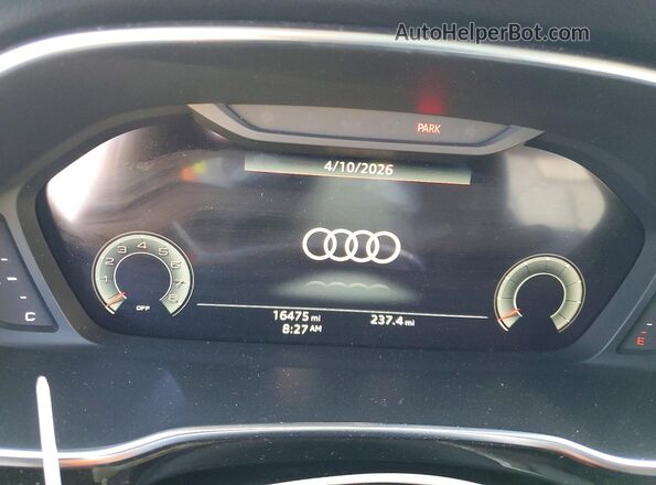 WA1EECF31R1090822 2024 AUDI Q3 White ხელსაწყოთა პანელის ხედი