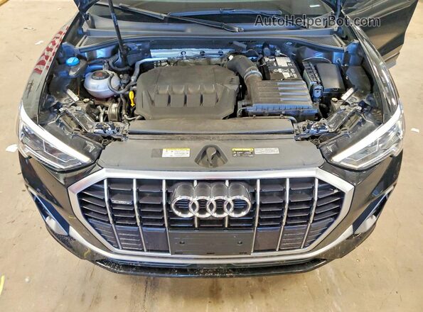 WA1EECF31R1093901 2024 AUDI Q3 Black Вид підкапотного простору