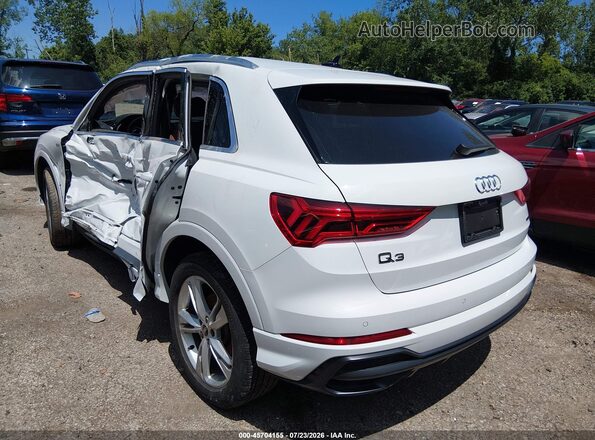 WA1EECF32M1130902 2021 AUDI Q3 White Trasero izquierdo