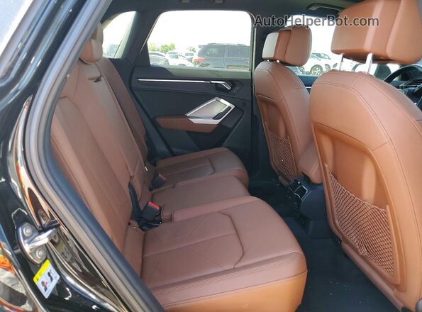 WA1EECF33N1033113 2022 AUDI Q3 Black Vista de los asientos traseros