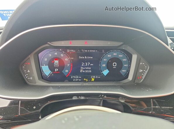 WA1EECF33R1138787 2024 AUDI Q3 Серый Вид щитка приборов