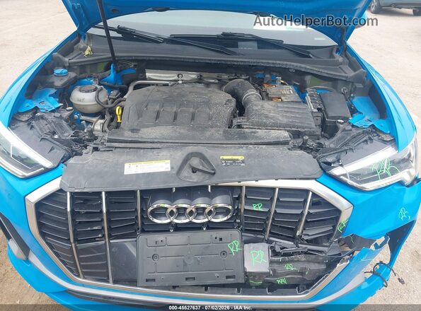 WA1EECF34L1030069 2020 AUDI Q3 Blue Հետևի տեսք